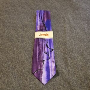 J. Garcia Artistic Purple Tie